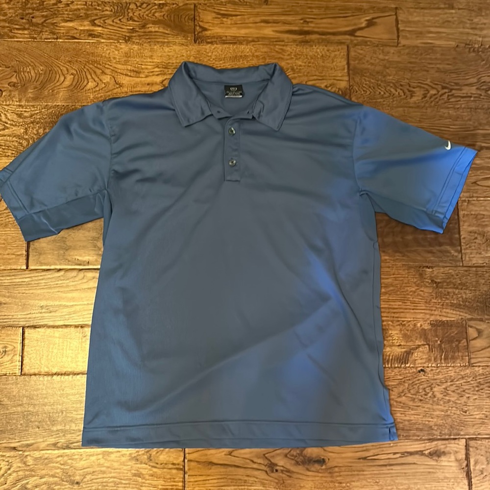 Men’s Nike blue golf polo size large